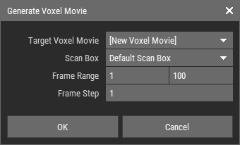 Generate Voxel Movie Dialog