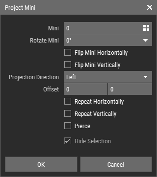Project Heightmap Dialog