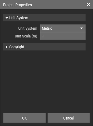 Project Properties Dialog