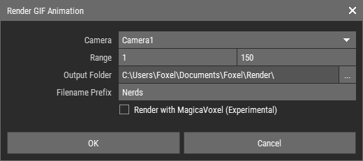 Render Dialog