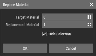Replace Material Dialog