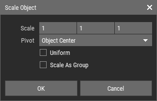 Scale Dialog Box