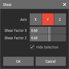 Shear Dialog