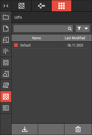 LUTs Tab
